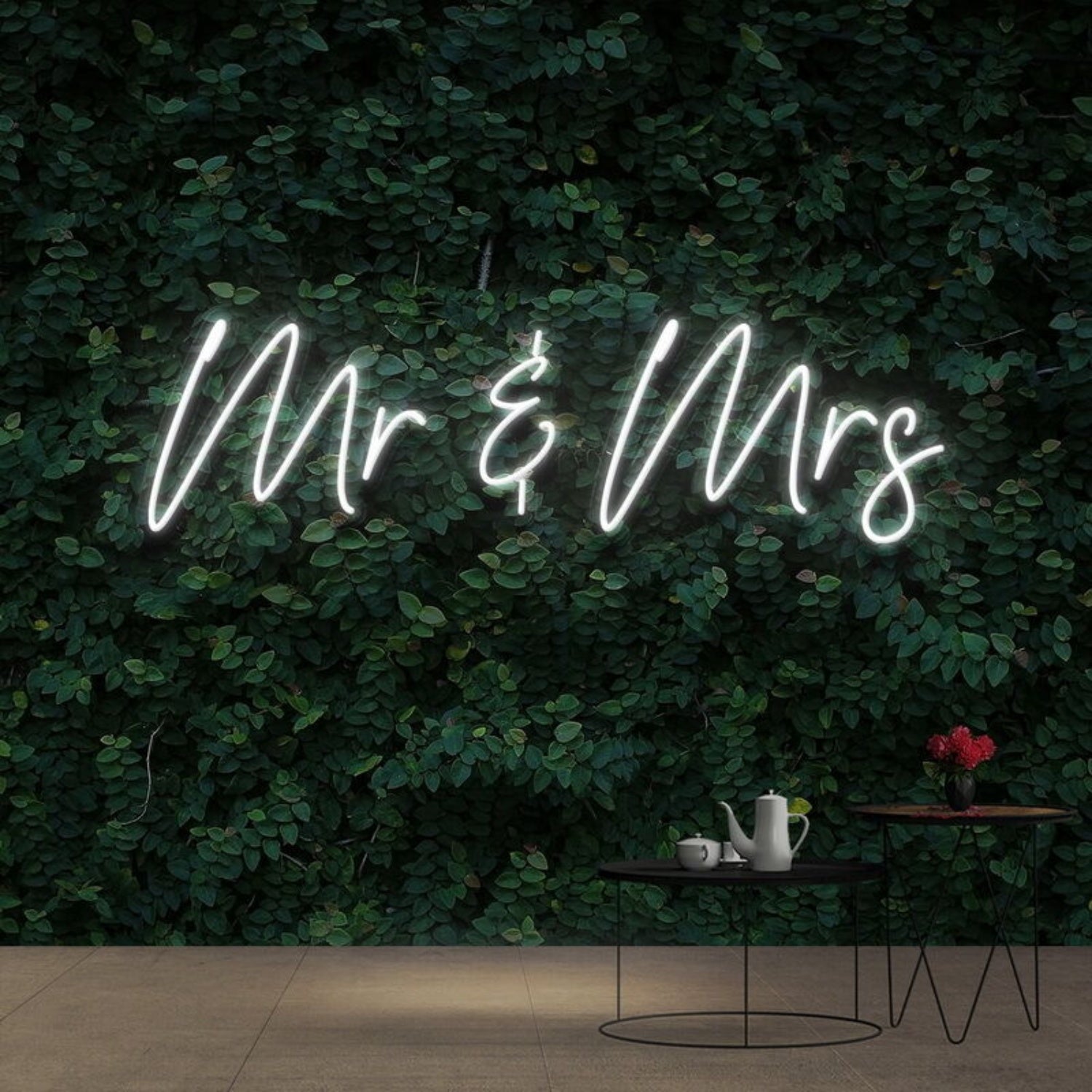 Mr Mrs Neon Sign For Wedding Decor And Romantic Settings | Shineneon