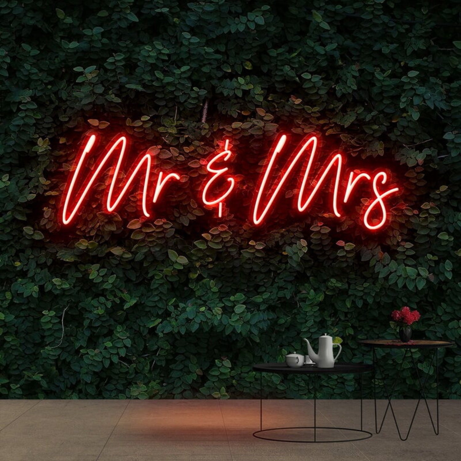 Mr Mrs Neon Sign For Wedding Decor And Romantic Settings | Shineneon