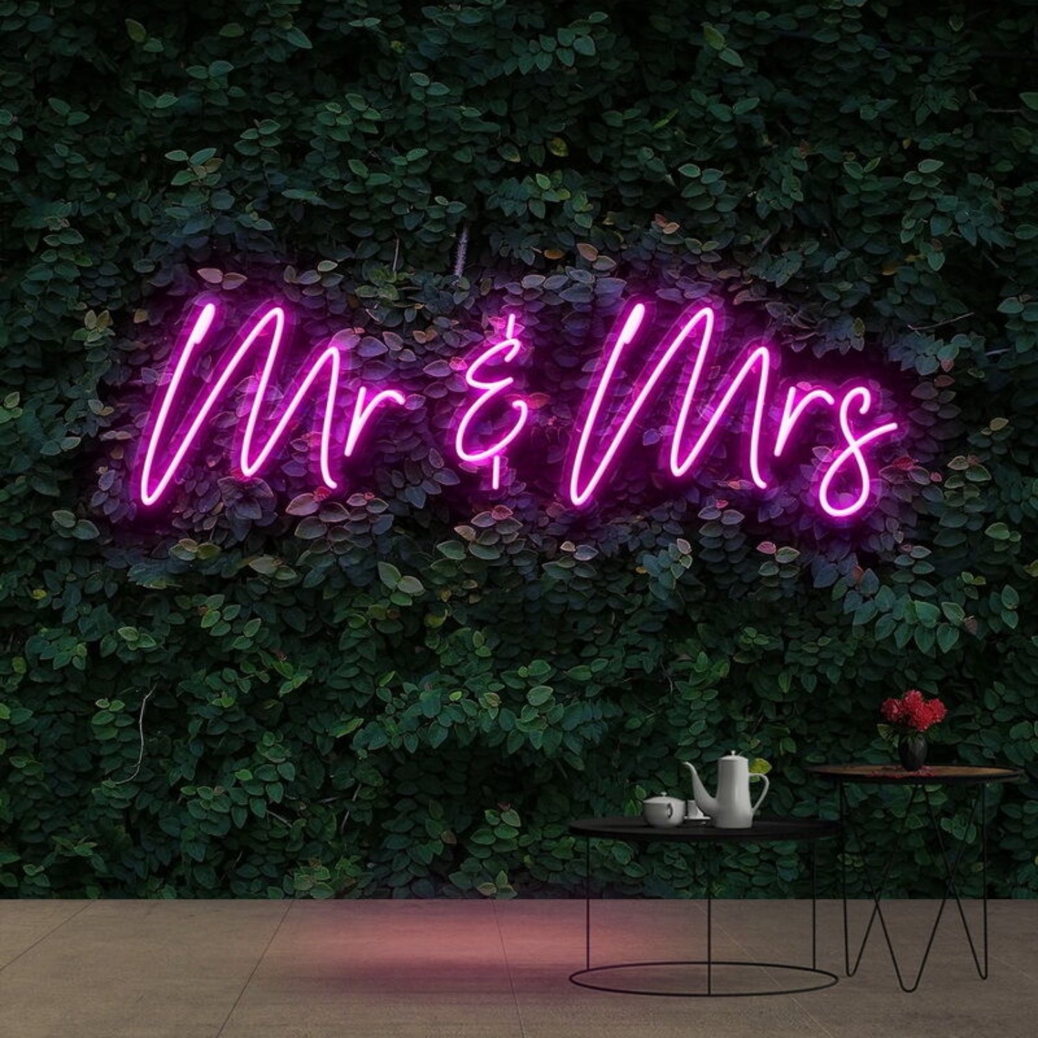 Mr Mrs Neon Sign For Wedding Decor And Romantic Settings | Shineneon