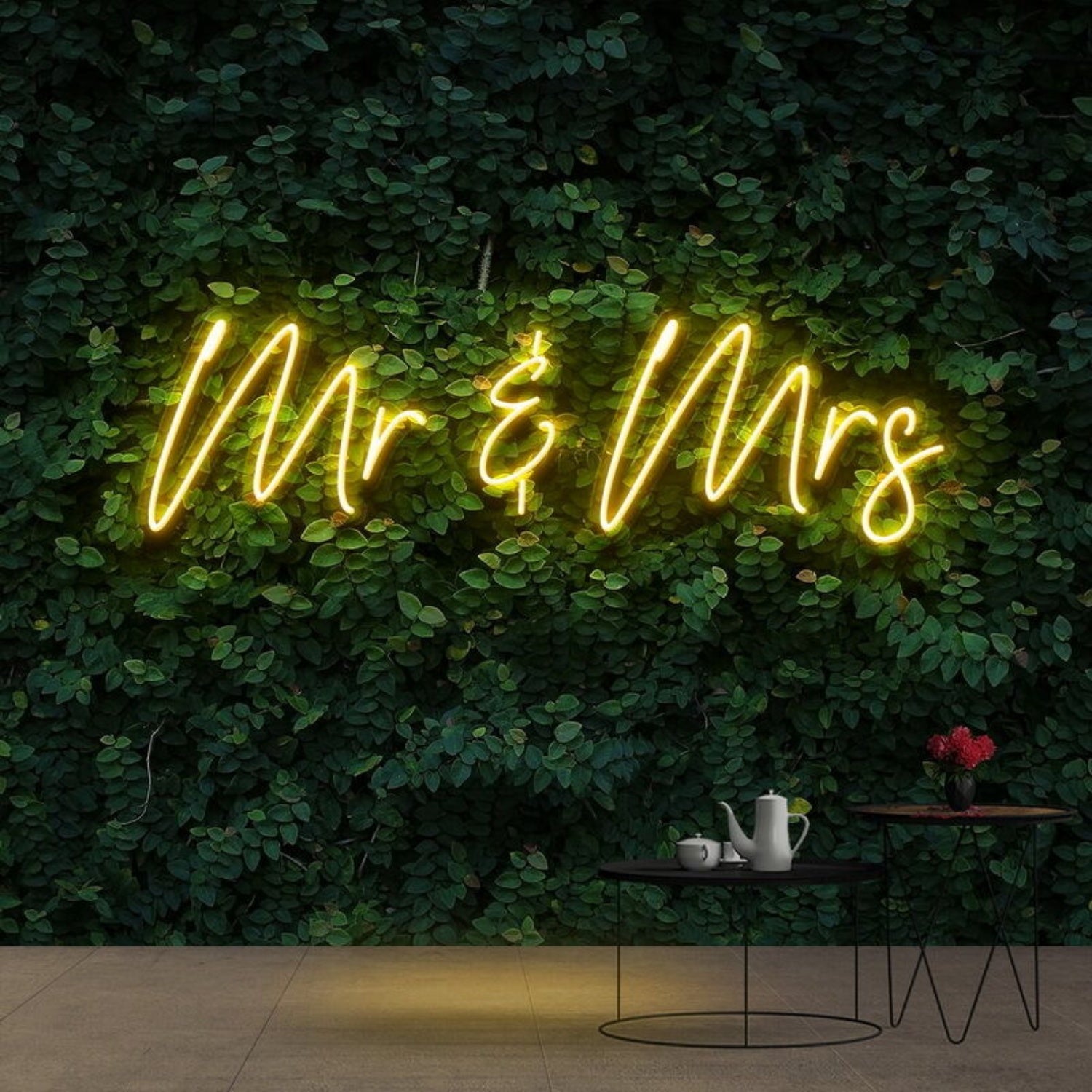 Mr Mrs Neon Sign For Wedding Decor And Romantic Settings | Shineneon