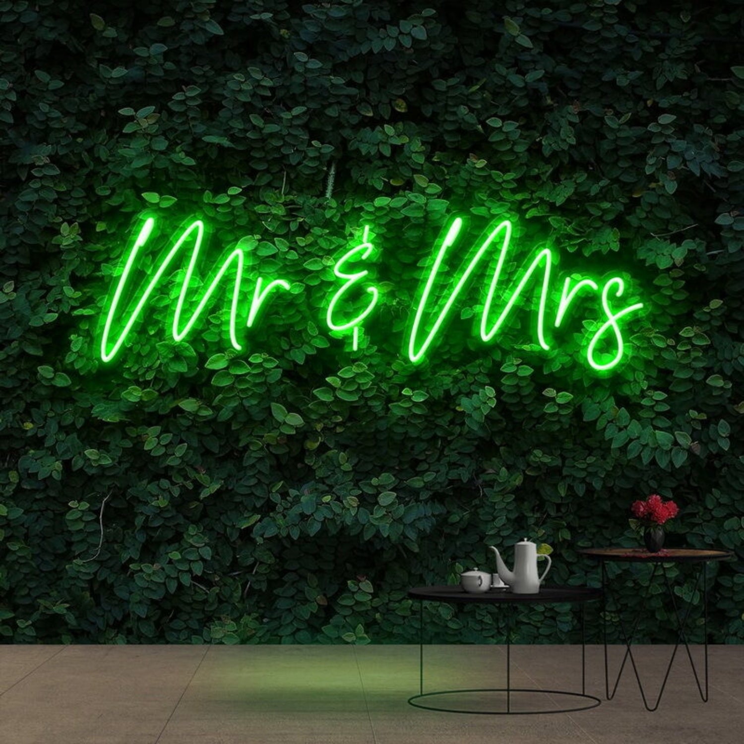 Mr Mrs Neon Sign For Wedding Decor And Romantic Settings | Shineneon