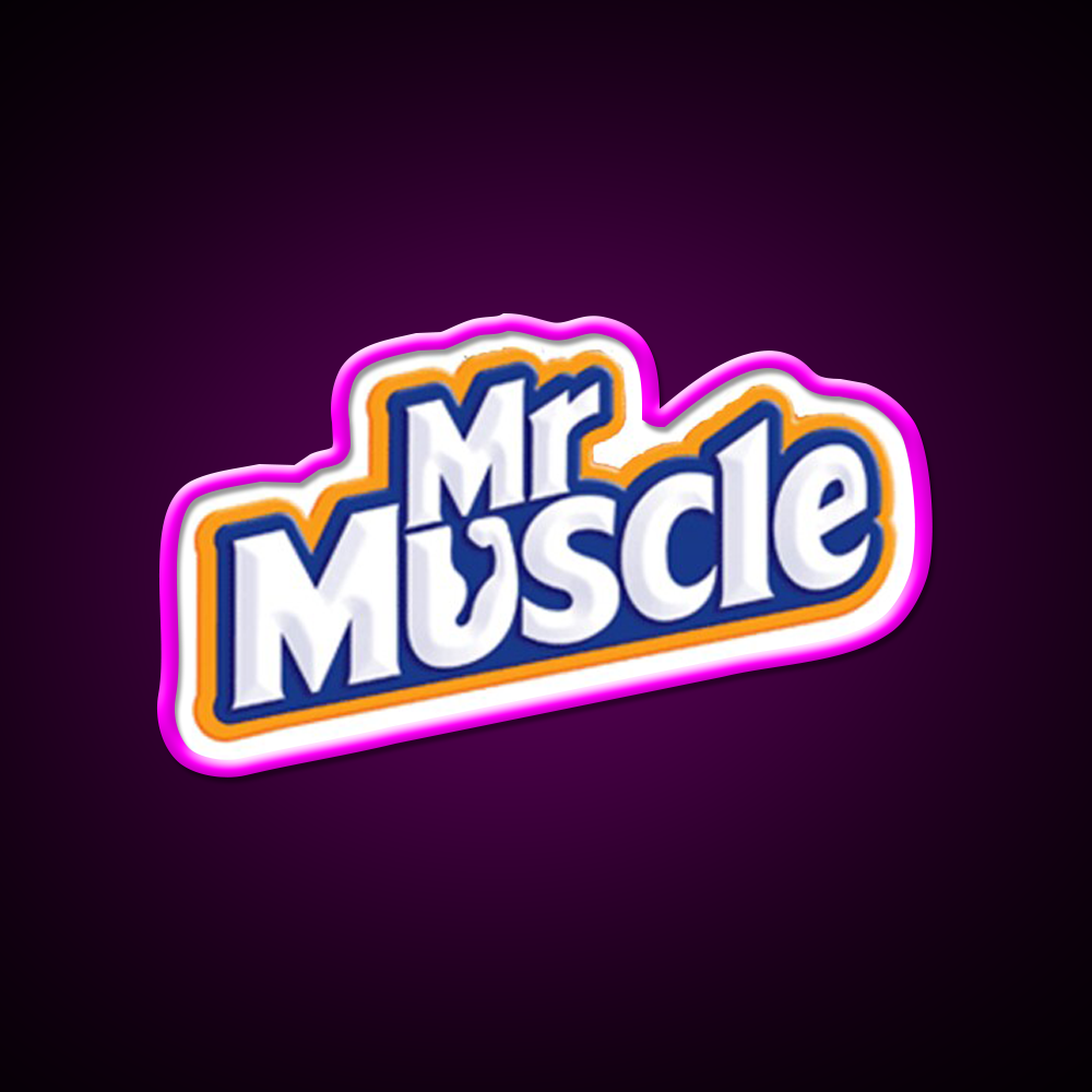 Mr Muscle Gym Fitness Led Neon Sign Rgb Color