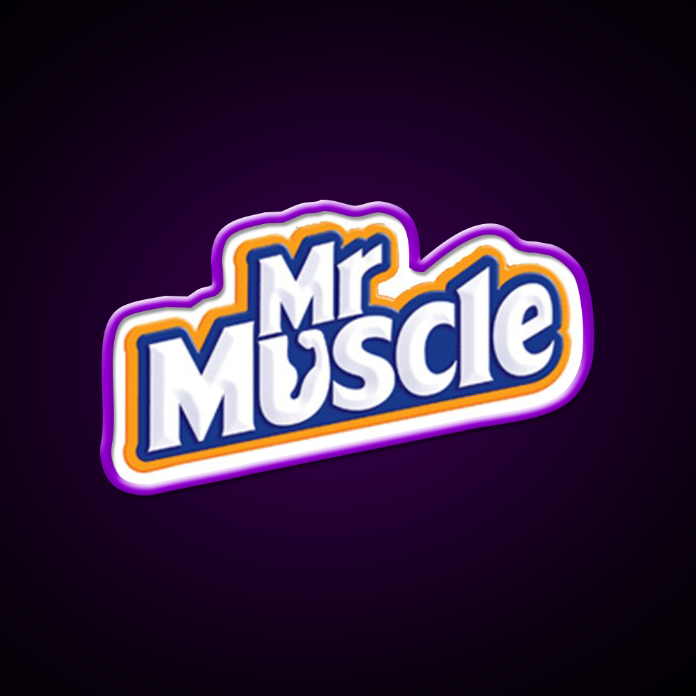 Mr Muscle Gym Fitness Led Neon Sign Rgb Color