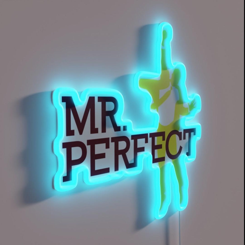 Mr Perfect Rgb Led Neon Sign - LED neon sign close-up detail