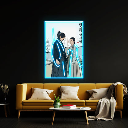 Mr Sunshine Kdrama Pop Art Poster Artwork Neon Sign Led