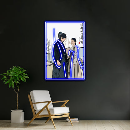 Mr Sunshine Kdrama Pop Art Poster Artwork Neon Sign Led