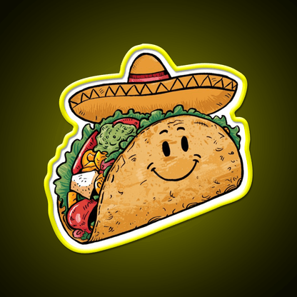 Mr Taco Led Neon Sign Mexican Food Sign Rgb Color - Shineneon