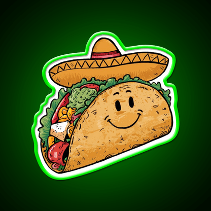 Mr Taco Led Neon Sign Mexican Food Sign Rgb Color - Shineneon