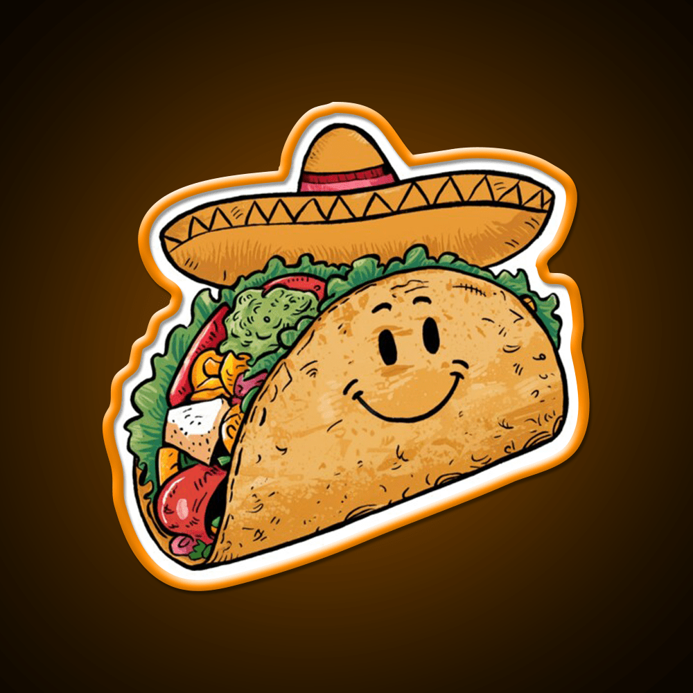 Mr Taco Led Neon Sign Mexican Food Sign Rgb Color - Shineneon