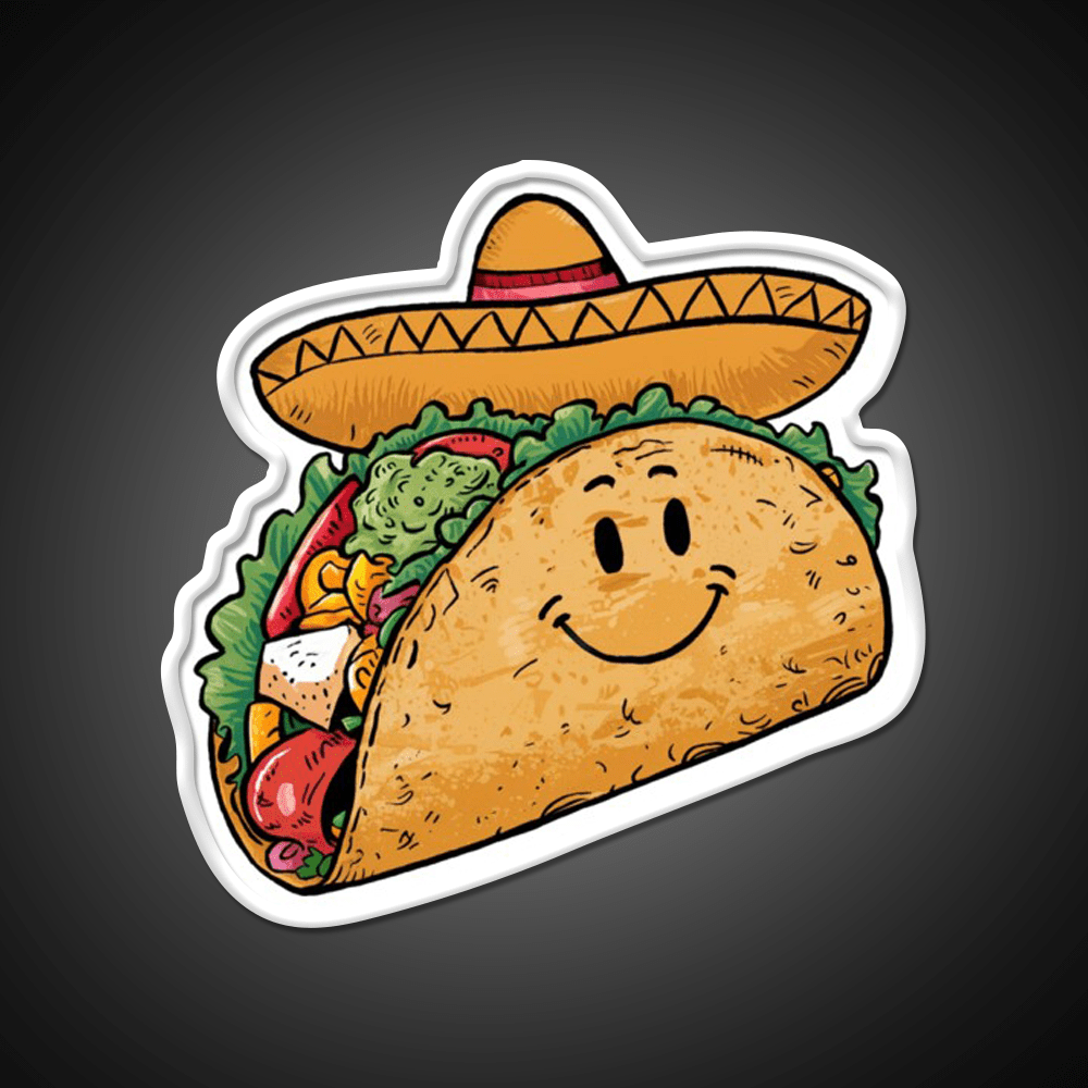 Mr Taco Led Neon Sign Mexican Food Sign Rgb Color - Shineneon