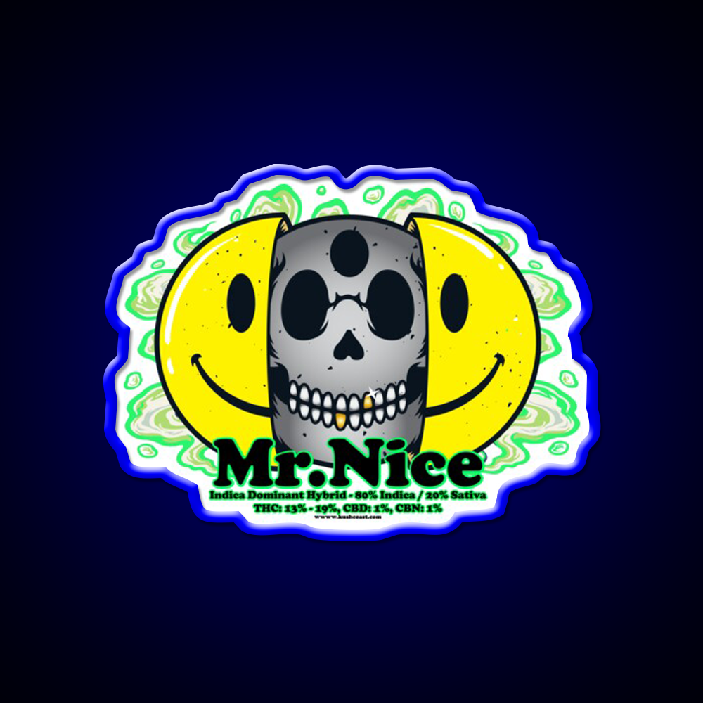 Mrnice Strain Art Hemp Inspired Green Leaf Led Neon Sign Rgb Color - LED neon sign view 5