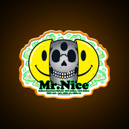 Mrnice Strain Art Hemp Inspired Green Leaf Led Neon Sign Rgb Color - LED neon sign view 6