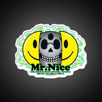 Mrnice Strain Art Hemp Inspired Green Leaf Led Neon Sign Rgb Color - Shineneon