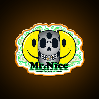 Mrnice Strain Art Hemp Inspired Green Leaf Led Neon Sign Rgb Color - Shineneon