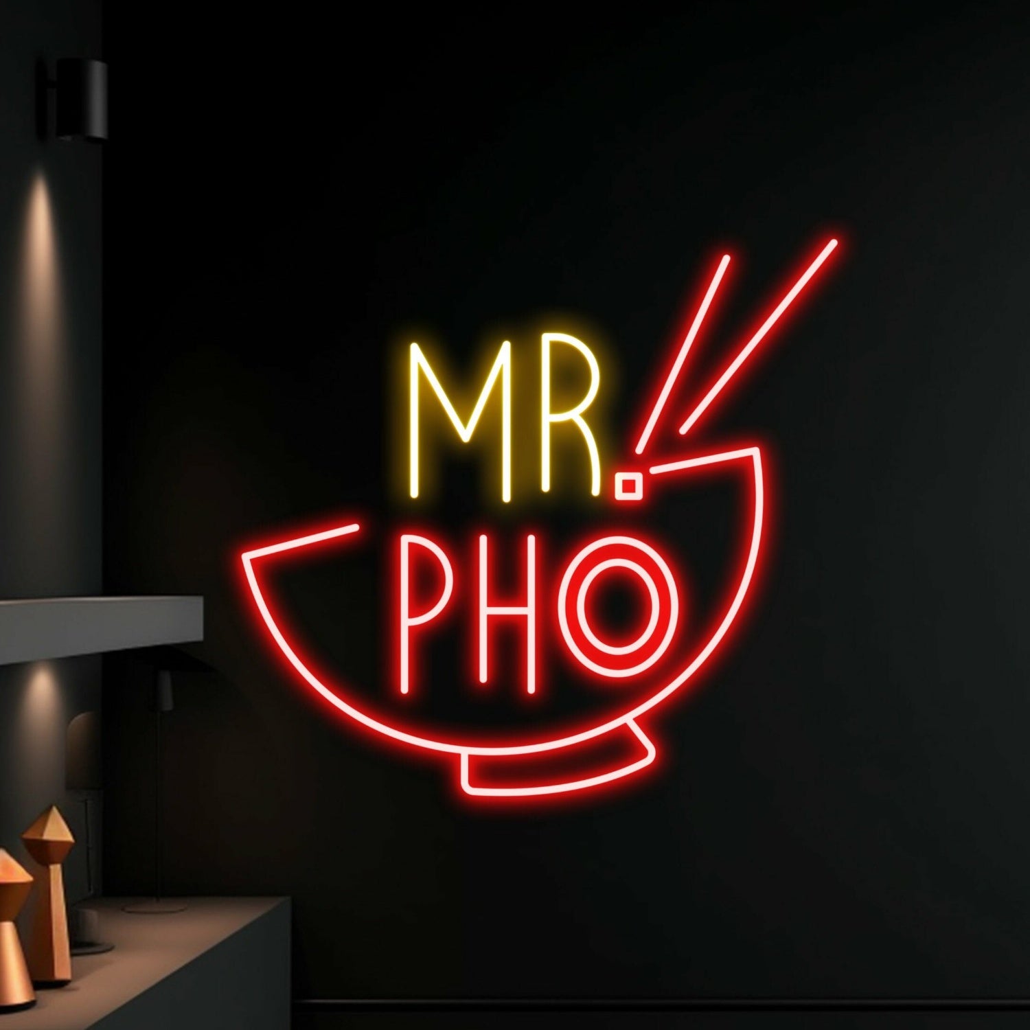 Mrpho Logo Restaurant Led Neon Sign Pho Noodle Neon Led Sign | Shineneon