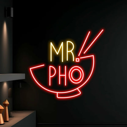 Mrpho Logo Restaurant Led Neon Sign Pho Noodle Neon Led Sign | Shineneon
