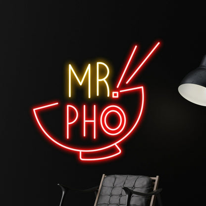 Mrpho Logo Restaurant Led Neon Sign Pho Noodle Neon Led Sign | Shineneon