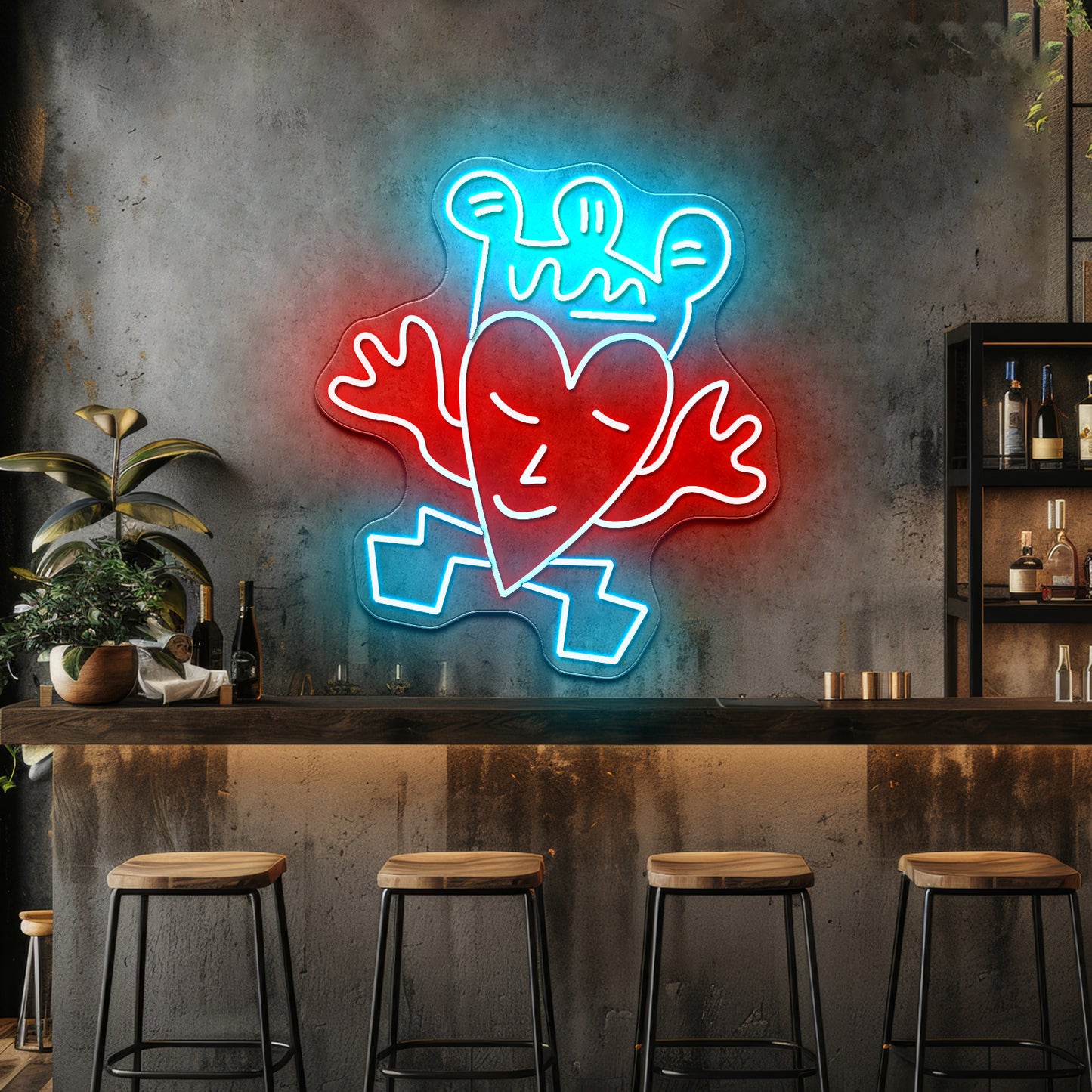 Mrs Heartbreak Artistic Neon Signs Wall Art Led Signs