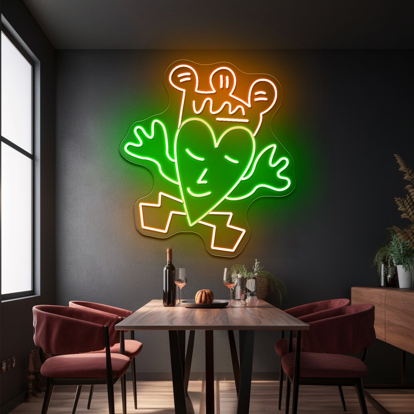 Mrs Heartbreak Artistic Neon Signs Wall Art Led Signs