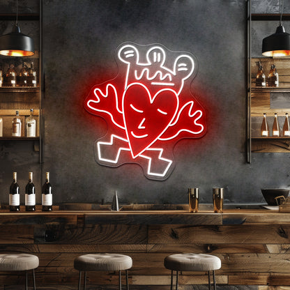 Mrs Heartbreak Artistic Neon Signs Wall Art Led Signs