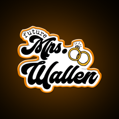 Mrs Wallen Future Whiskey Drink Bar Led Neon Sign Rgb Color