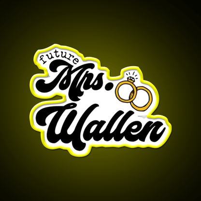 Mrs Wallen Future Whiskey Drink Bar Led Neon Sign Rgb Color - Shineneon