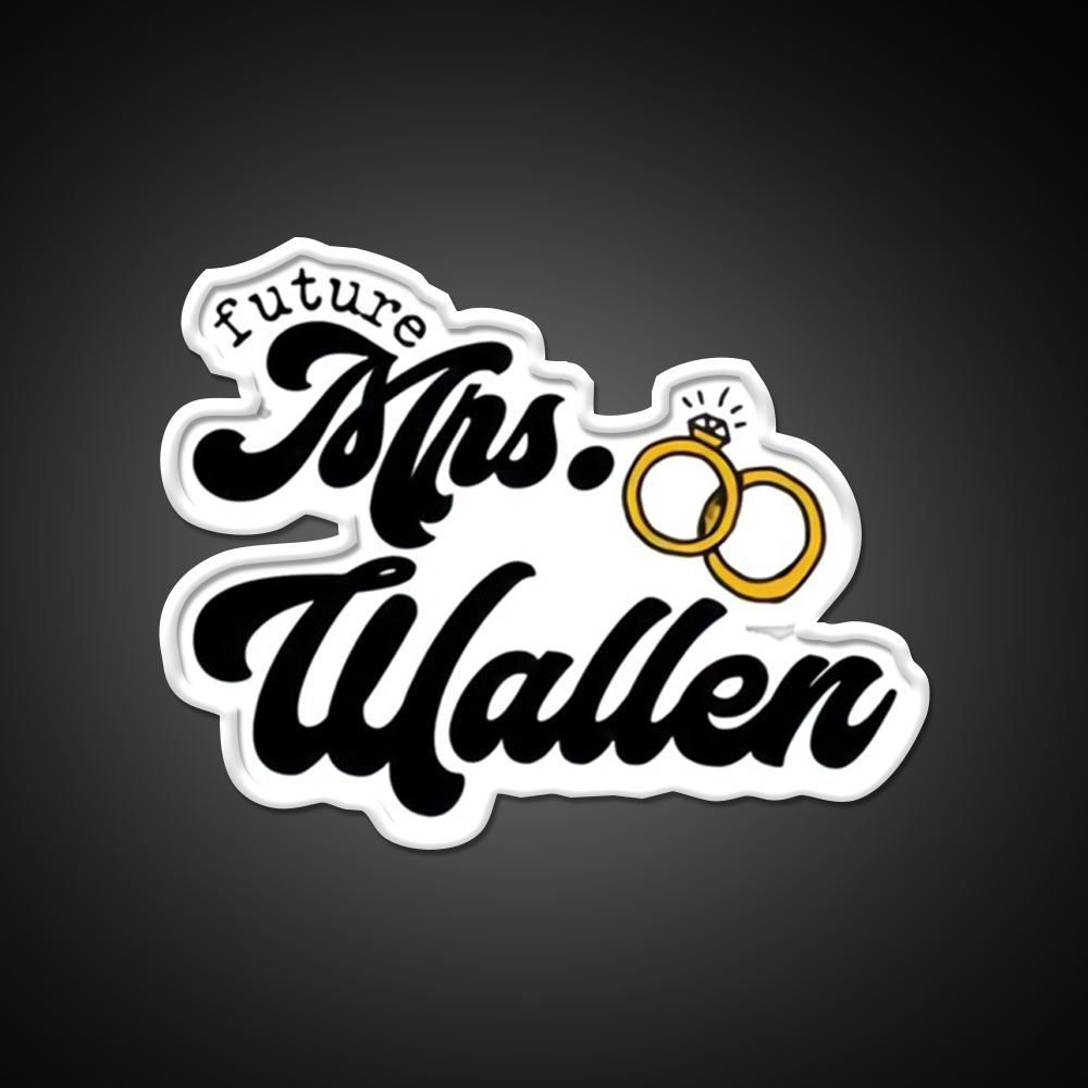 Mrs Wallen Future Whiskey Drink Bar Led Neon Sign Rgb Color