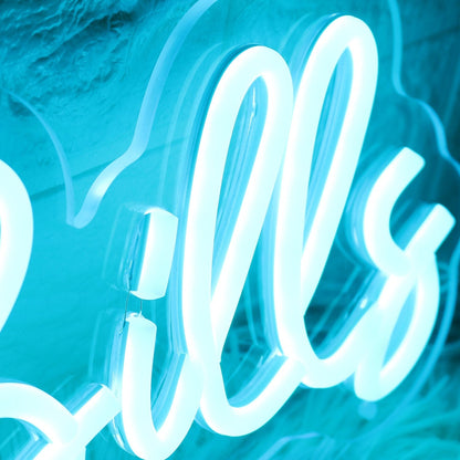 Ms Bills Blue Led Neon Sign - Shineneon