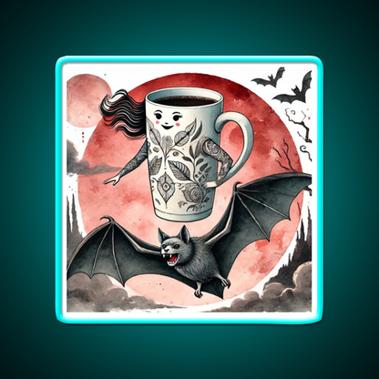 Ms Coffee Nocturnal Cafe Led Neon Sign Espresso Bar Art Rgb Color