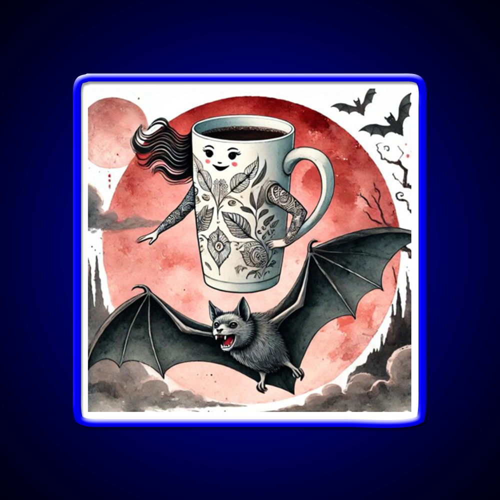 Ms Coffee Nocturnal Cafe Led Neon Sign Espresso Bar Art Rgb Color