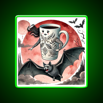 Ms Coffee Nocturnal Cafe Led Neon Sign Espresso Bar Art Rgb Color