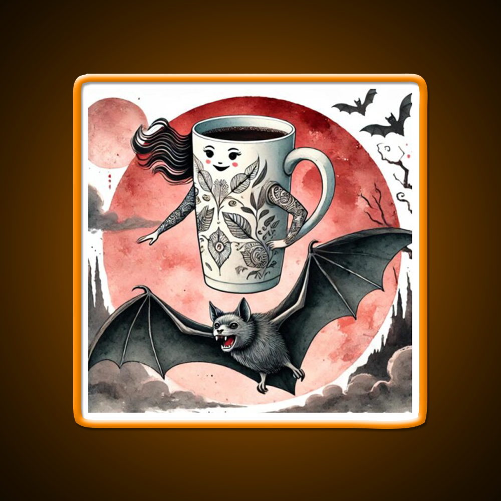 Ms Coffee Nocturnal Cafe Led Neon Sign Espresso Bar Art Rgb Color