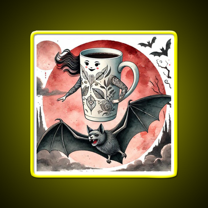 Ms Coffee Nocturnal Cafe Led Neon Sign Espresso Bar Art Rgb Color