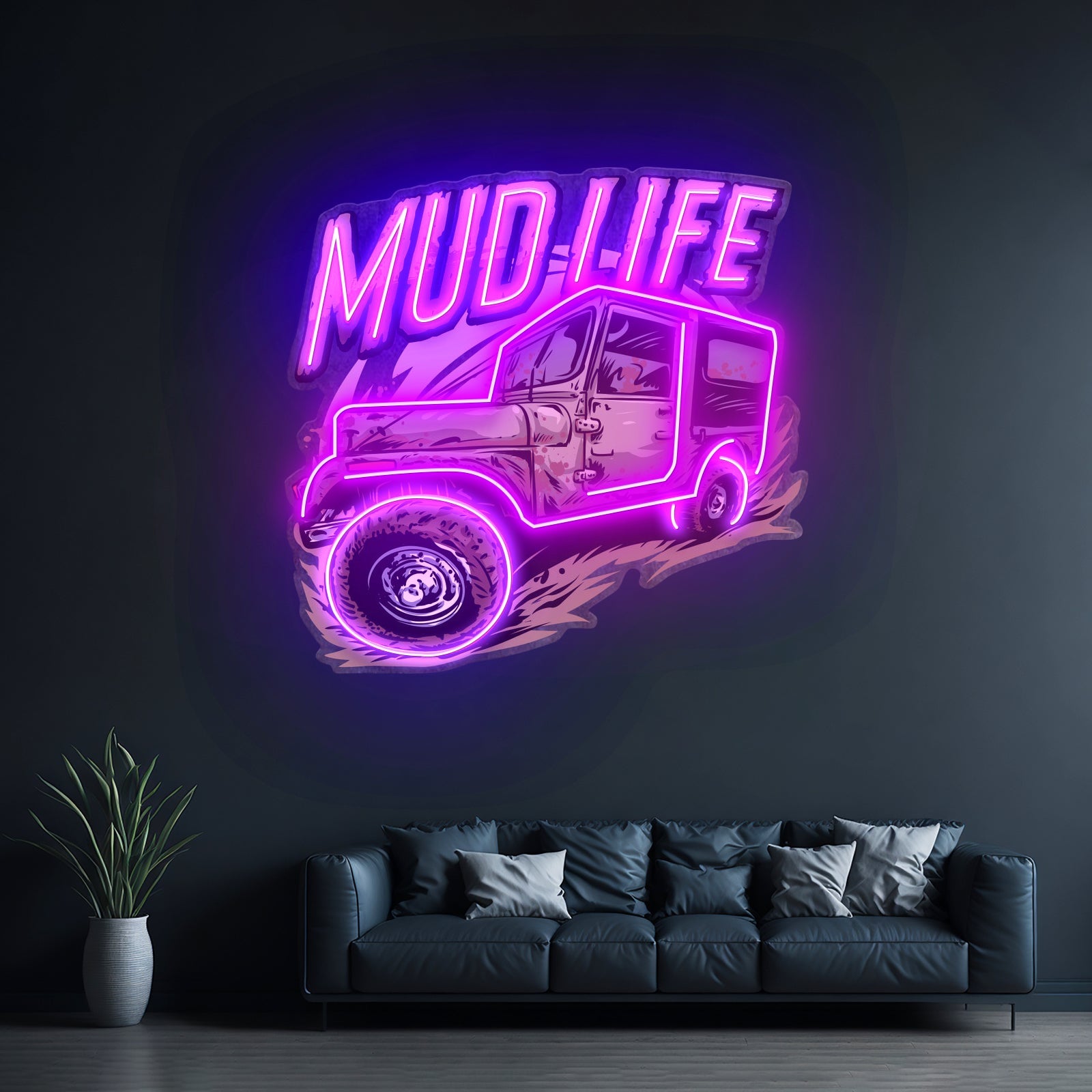 Mud Life Led Neon Sign Light Custom Led Signs - Shineneon