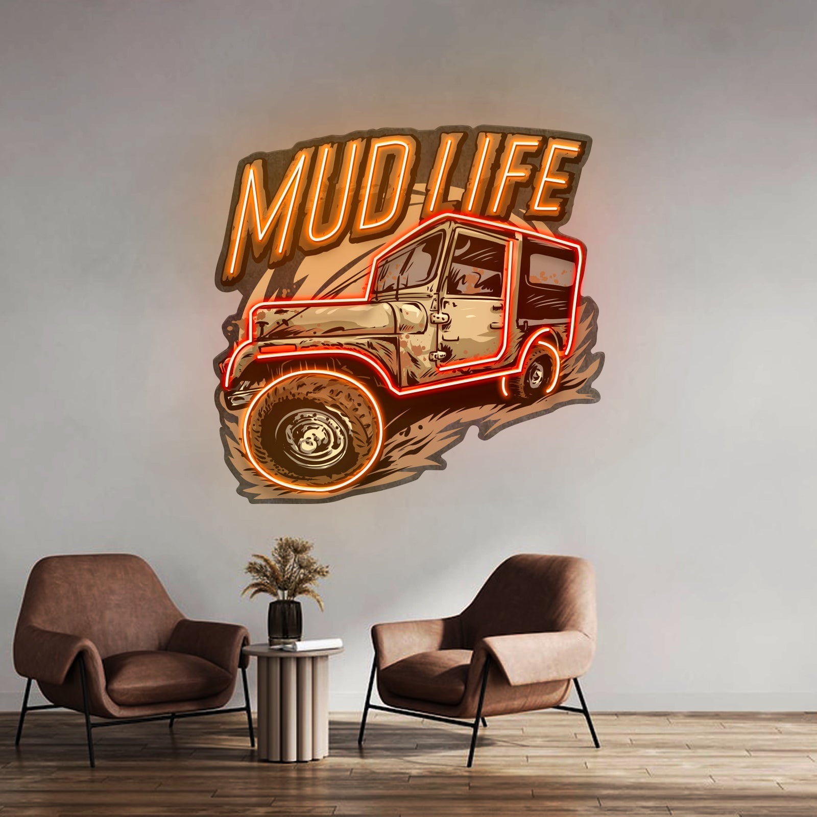 Mud Life Led Neon Sign Light Custom Led Signs - Shineneon