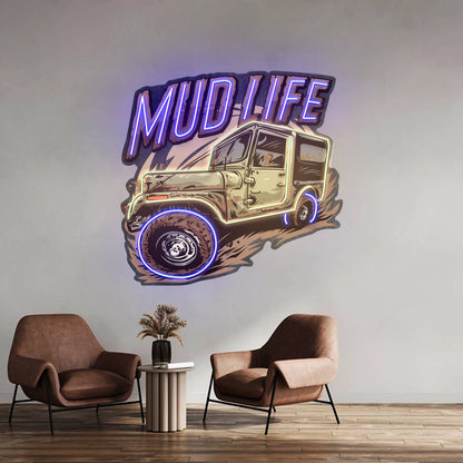 Mud Life Led Neon Sign Light Custom Led Signs - Shineneon