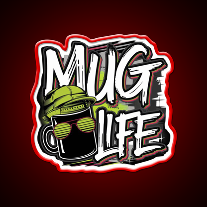 Mug Life Vibes Cafe Led Neon Sign Espresso Bar Art Rgb Color