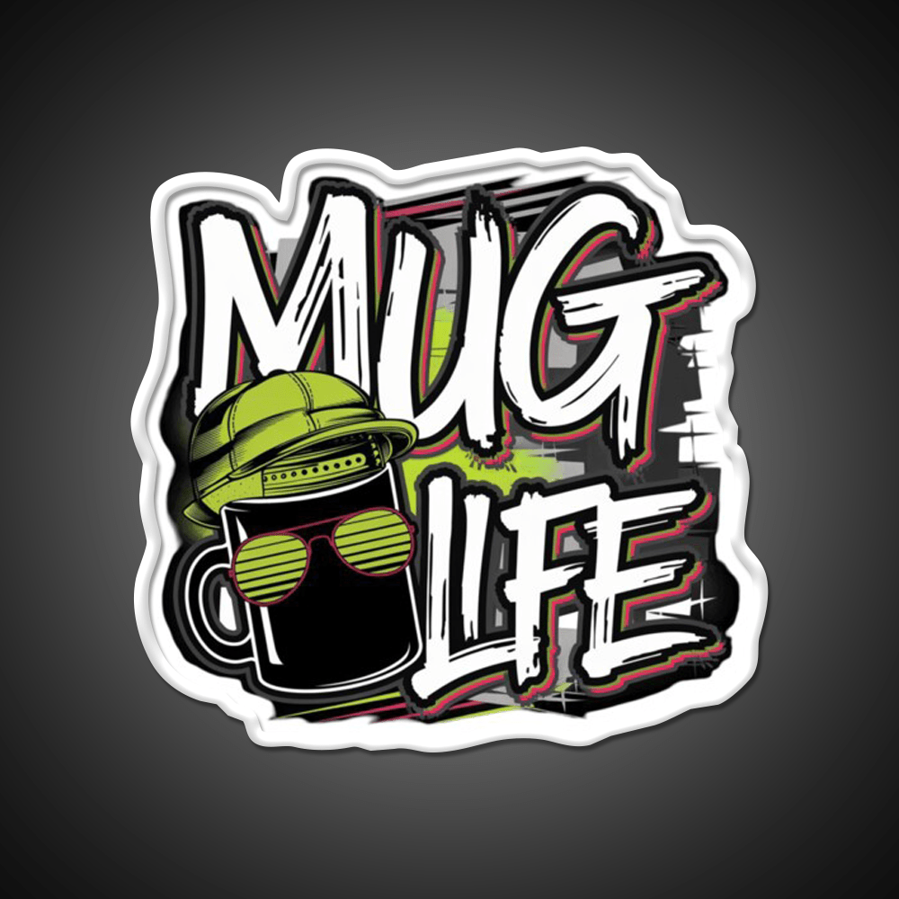 Mug Life Vibes Cafe Led Neon Sign Espresso Bar Art Rgb Color - Shineneon