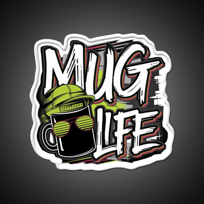 Mug Life Vibes Cafe Led Neon Sign Espresso Bar Art Rgb Color - Shineneon