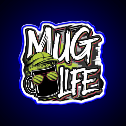 Mug Life Vibes Cafe Led Neon Sign Espresso Bar Art Rgb Color - Shineneon