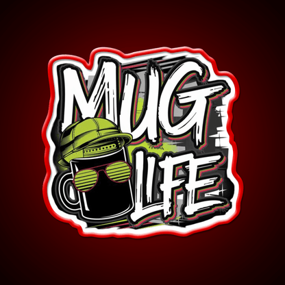 Mug Life Vibes Cafe Led Neon Sign Espresso Bar Art Rgb Color - Shineneon