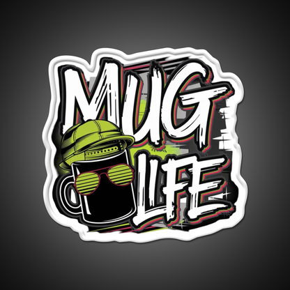 Mug Life Vibes Cafe Led Neon Sign Espresso Bar Art Rgb Color