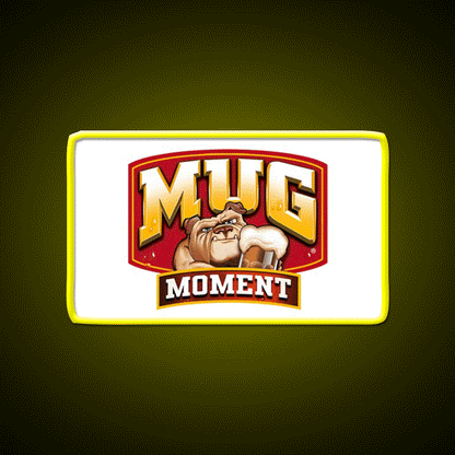Mug Moment Beer Bar Decor Led Neon Sign Rgb Color - Custom LED neon sign front view