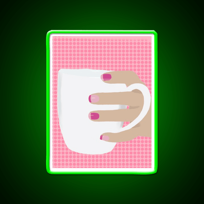 Mug Nail Salon Led Neon Sign Rgb Color - Shineneon
