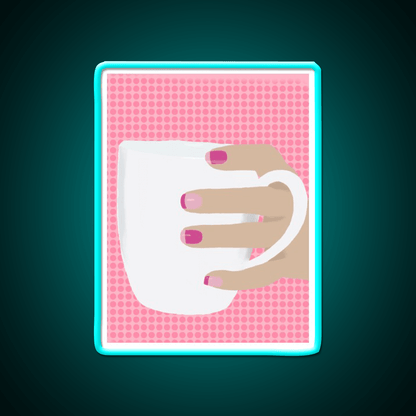 Mug Nail Salon Led Neon Sign Rgb Color - Shineneon