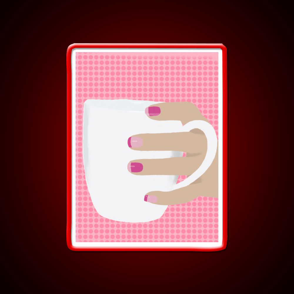 Mug Nail Salon Led Neon Sign Rgb Color - Shineneon
