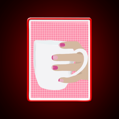 Mug Nail Salon Led Neon Sign Rgb Color - Shineneon