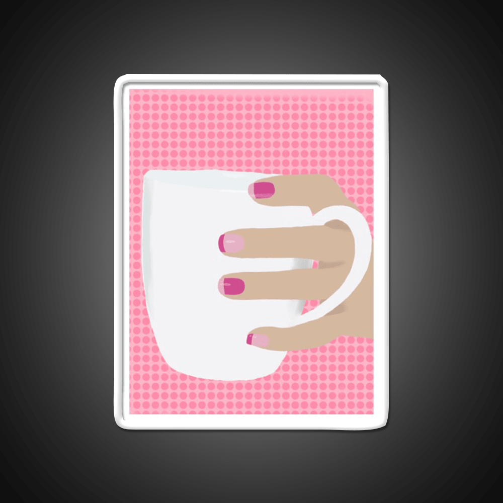Mug Nail Salon Led Neon Sign Rgb Color - Shineneon