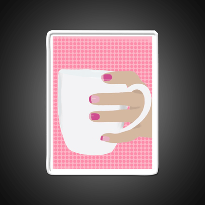 Mug Nail Salon Led Neon Sign Rgb Color - Shineneon