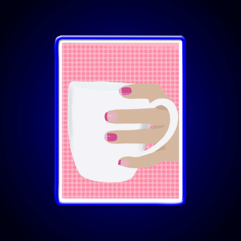 Mug Nail Salon Led Neon Sign Rgb Color - Shineneon